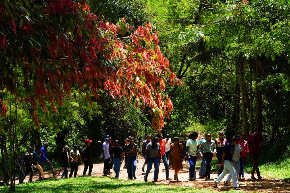 On September 5th, students were walking on the campus of Saborogamovo University.