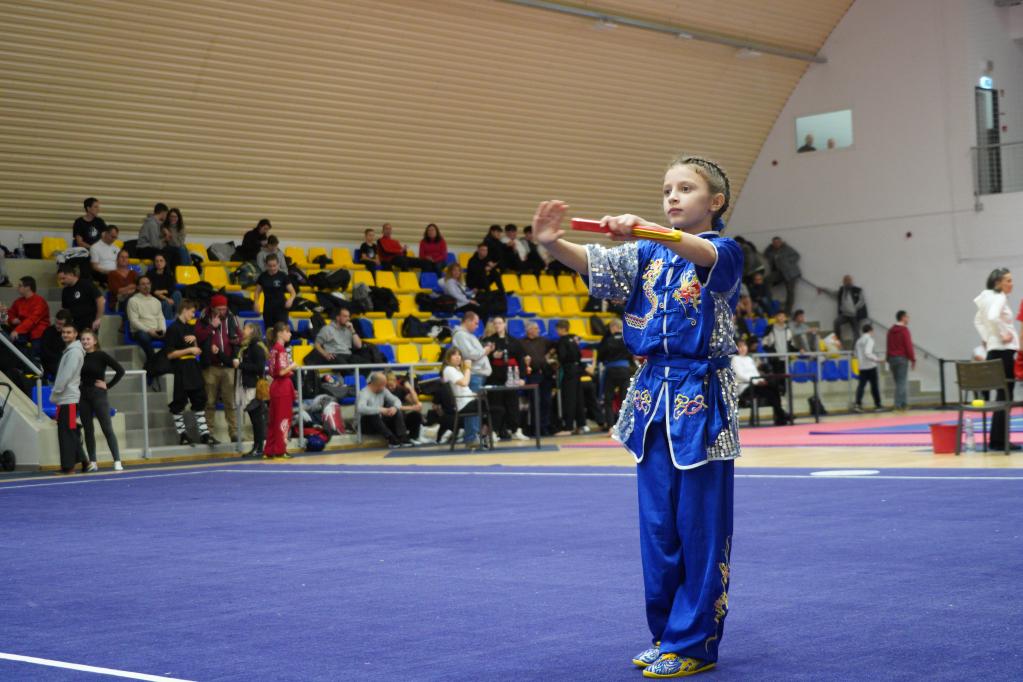 My youngest daughter Ajele will participate in the 2025 Hungarian Martial Arts Championships. Photo by Xinhua News Agency reporter Chen Hao